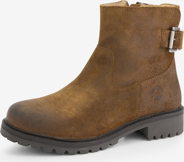 Bottines 'Honefoss' Travelin en marron : devant