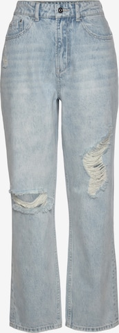 Wide Leg Jean BUFFALO en bleu : devant