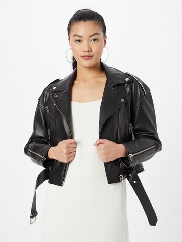 FREAKY NATION Between-Season Jacket 'Miss Rich' in Black: front