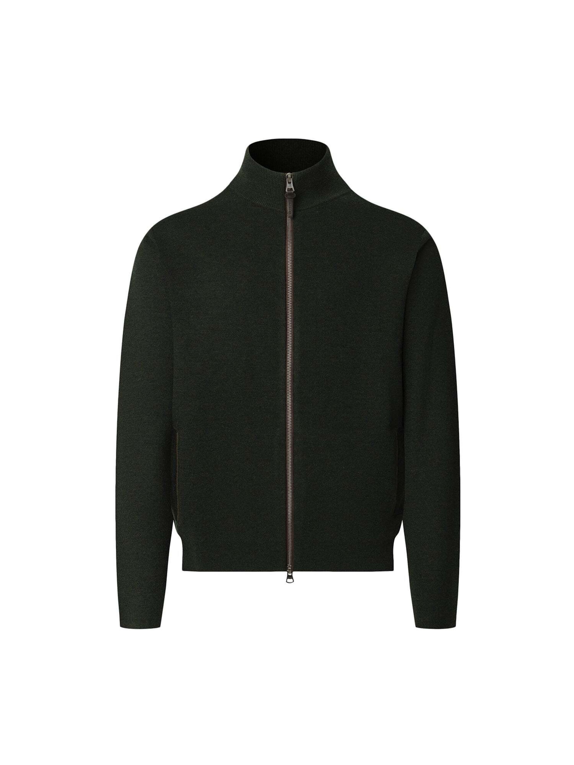 Vestes en maille 'Milano' Hackett London en vert : devant