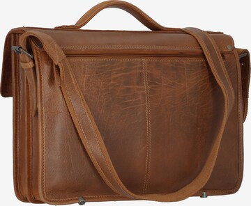 Greenland Nature Document Bag in Brown