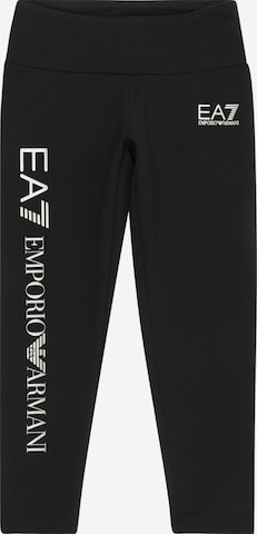 EA7 Emporio Armani Regular Leggings in Black: front