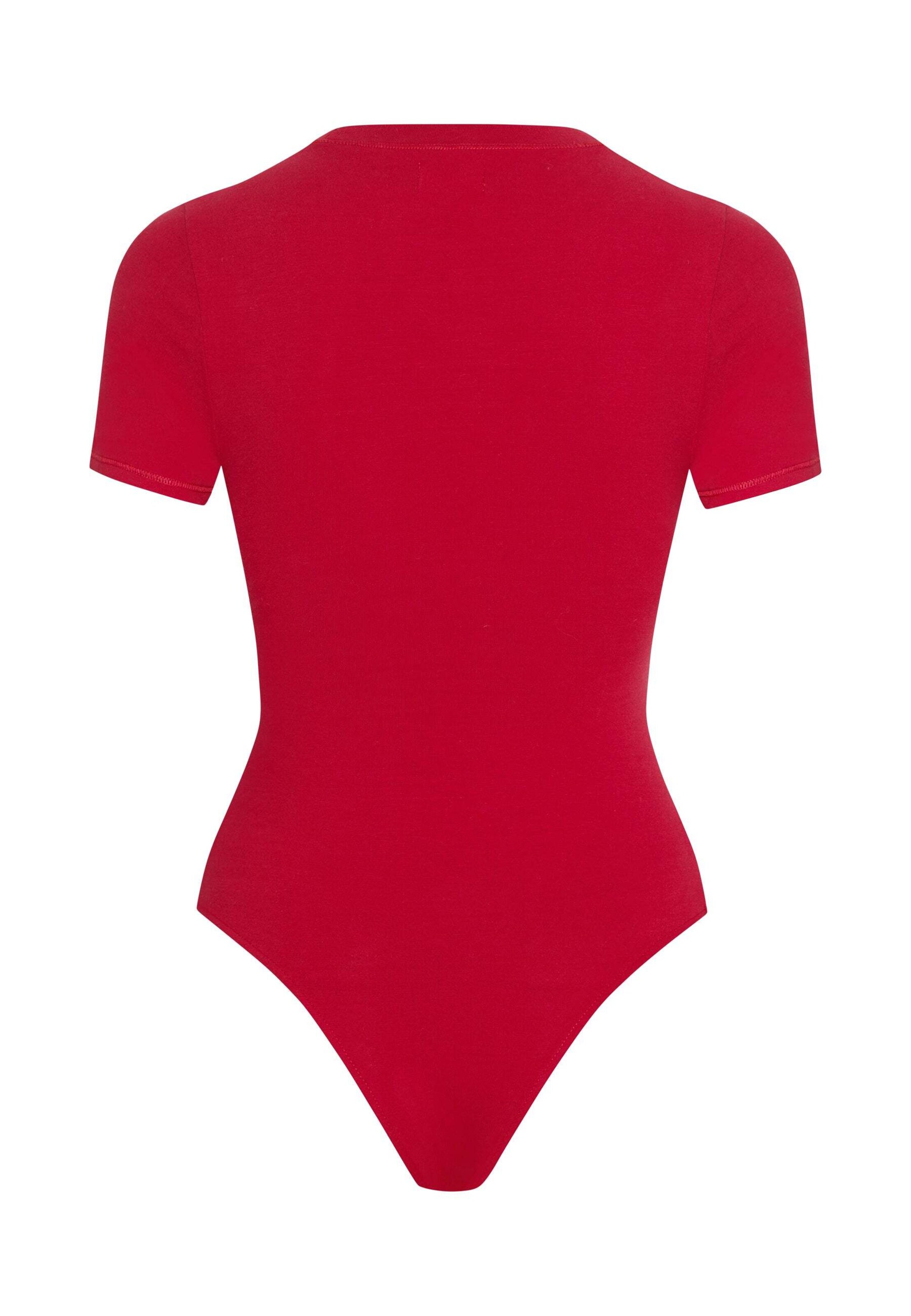 Style Republic Shirt bodysuit in Red