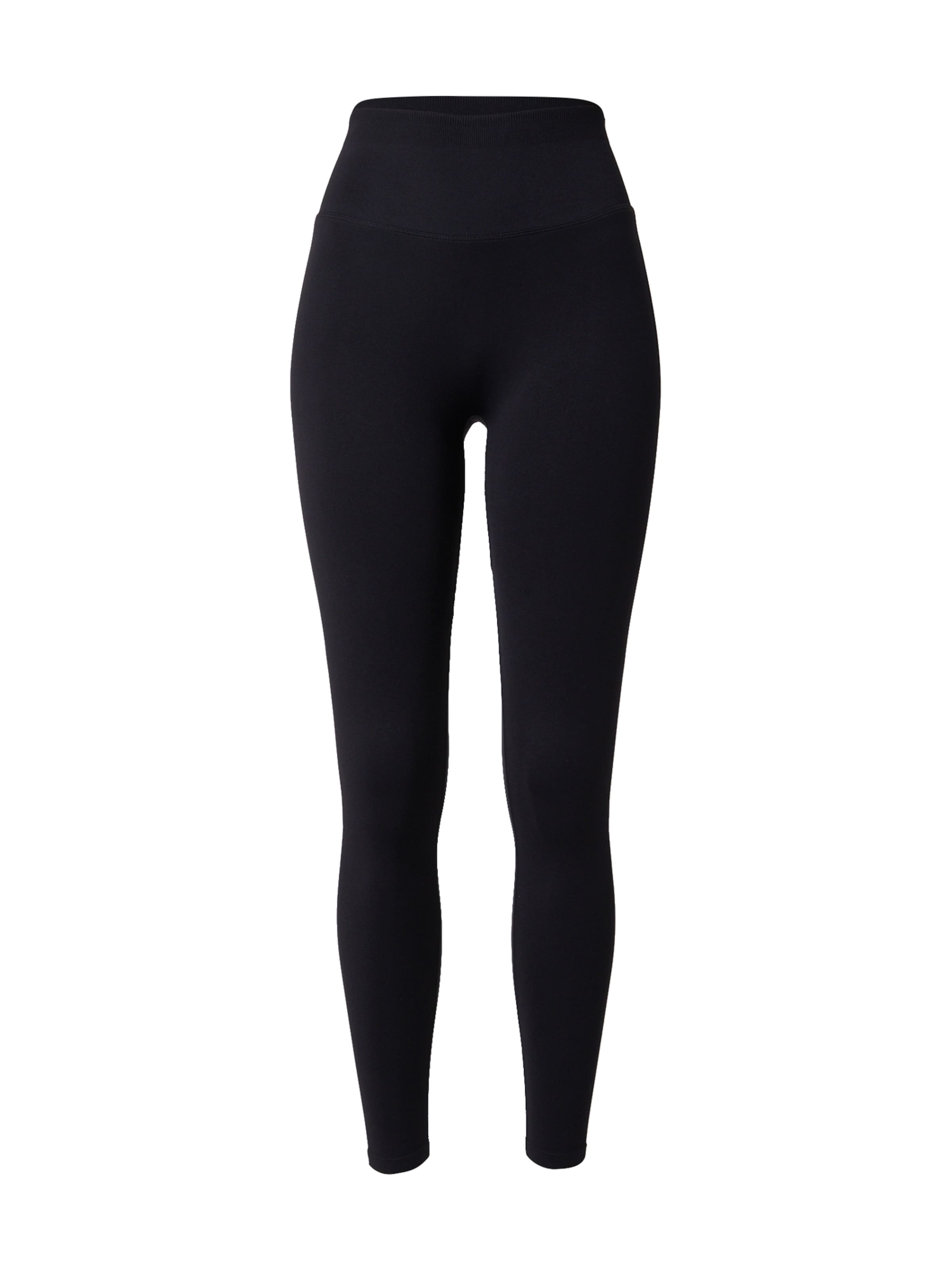 Fabletics Skinny Sportsbukser i sort: forside