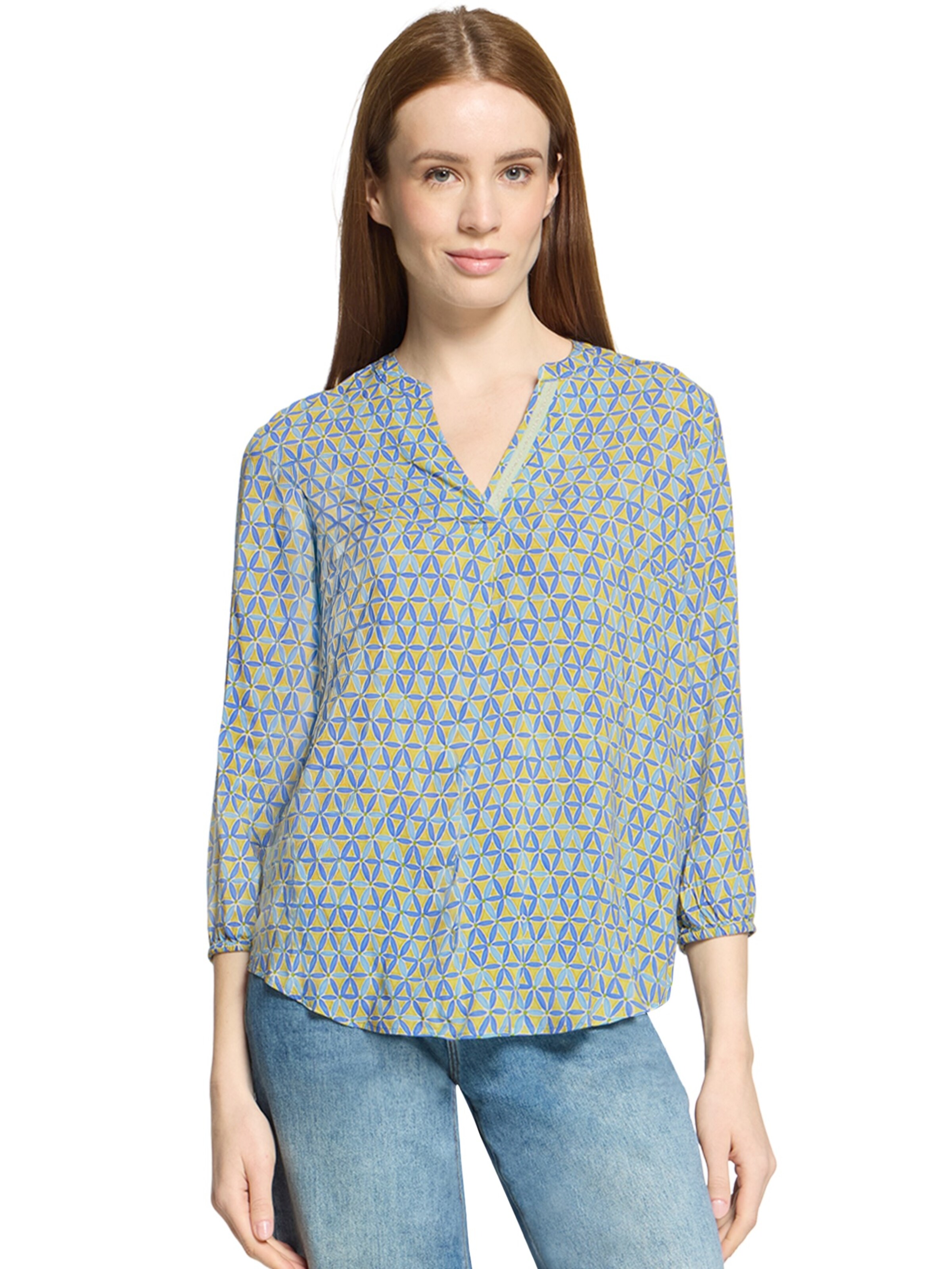 Camicia da donna di Cartoon in verde: frontale