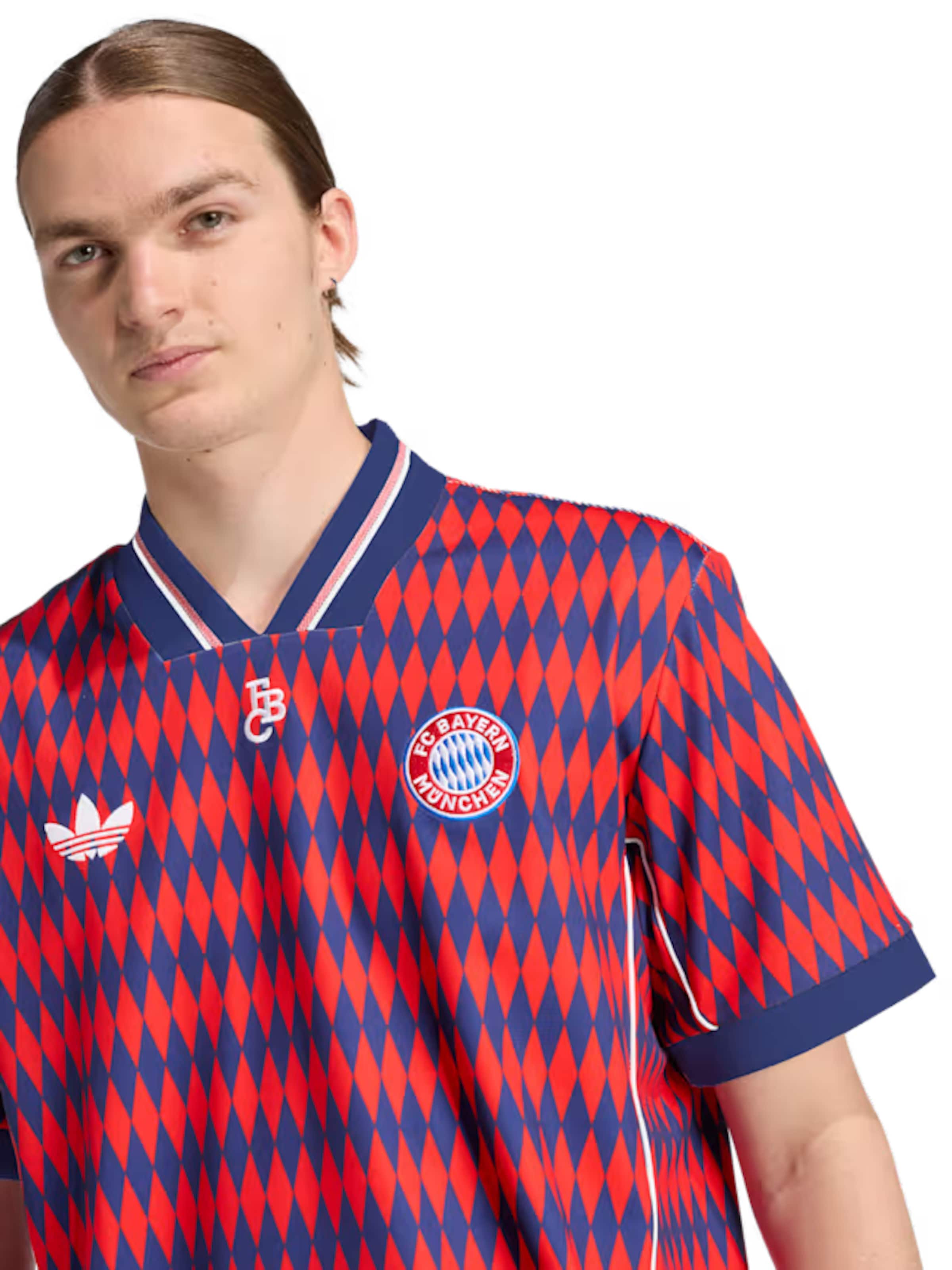 raudona ADIDAS ORIGINALS Triko 'FC Bayern München'