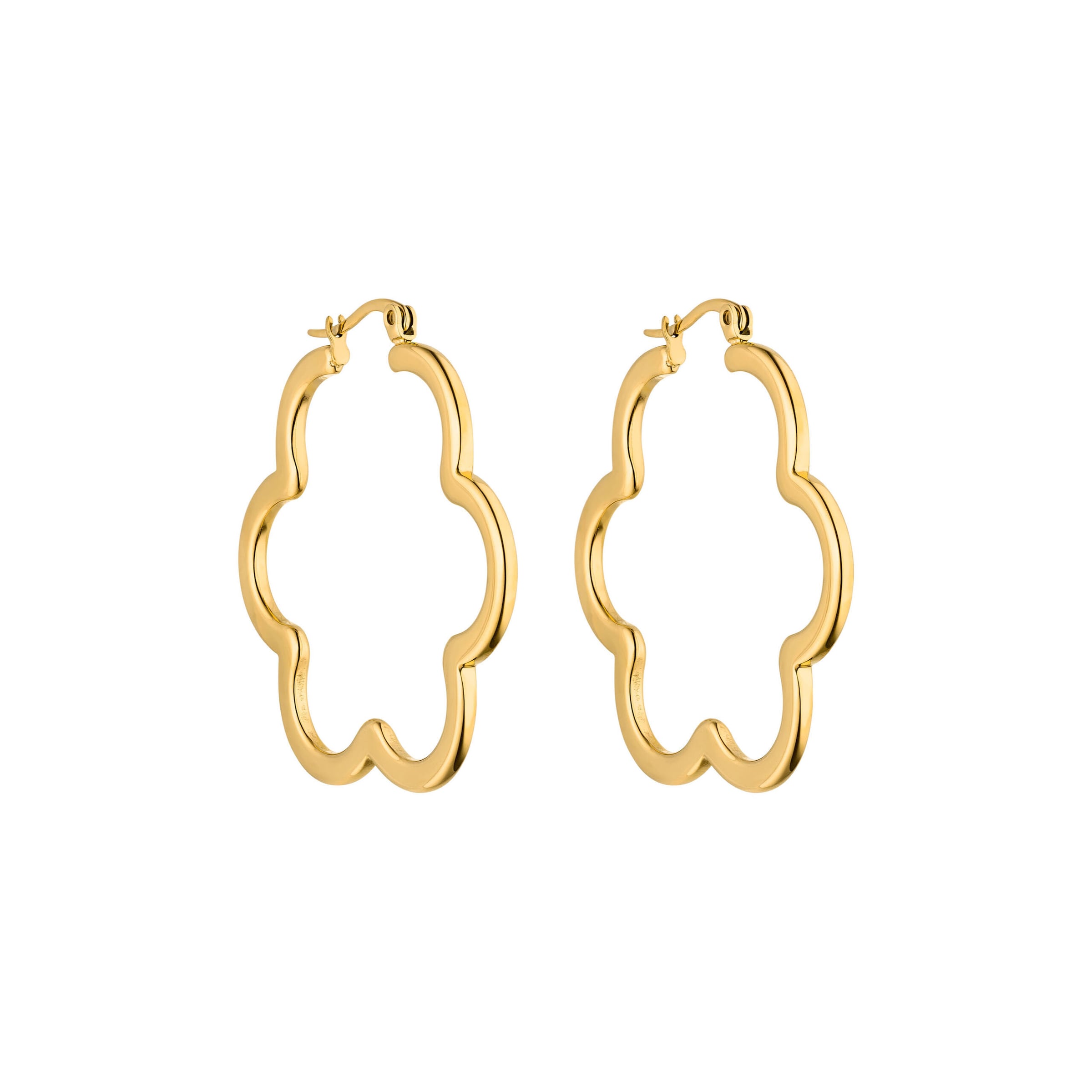 PURELEI Ohrringe 'Bloom' in Gold: Vorderseite