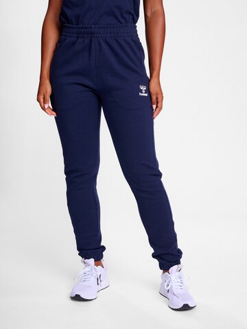 Hummel Regular Hose  'TRAVEL ' in Blau: Vorderseite