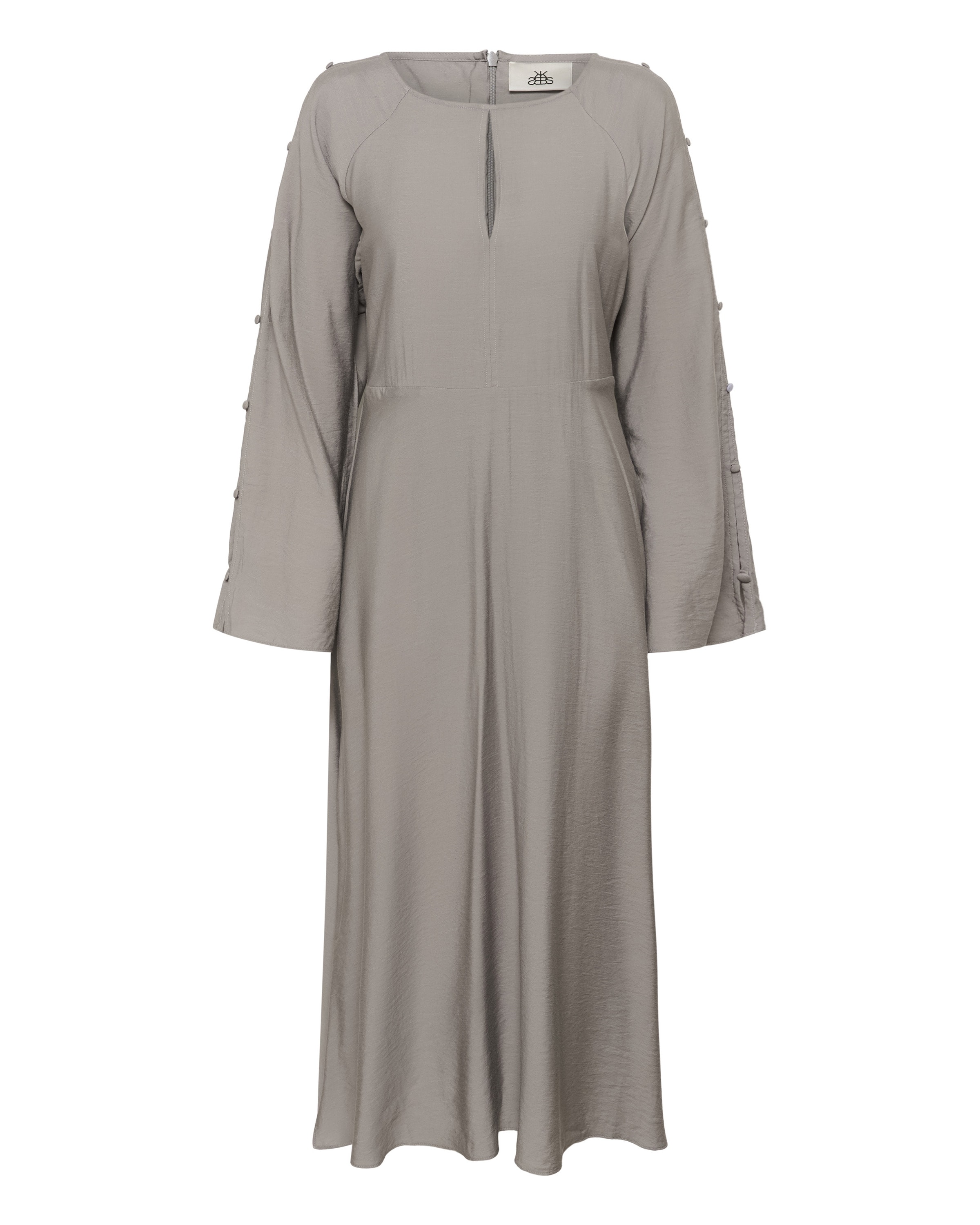 KAREN BY SIMONSEN Kjole 'KBEowyn' i lysegrå, Produktvisning