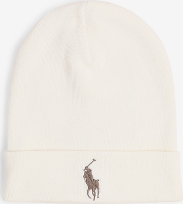 Bonnet Polo Ralph Lauren en beige : devant