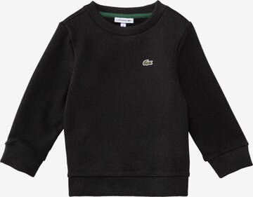 LACOSTE Sweatshirt in Black: front