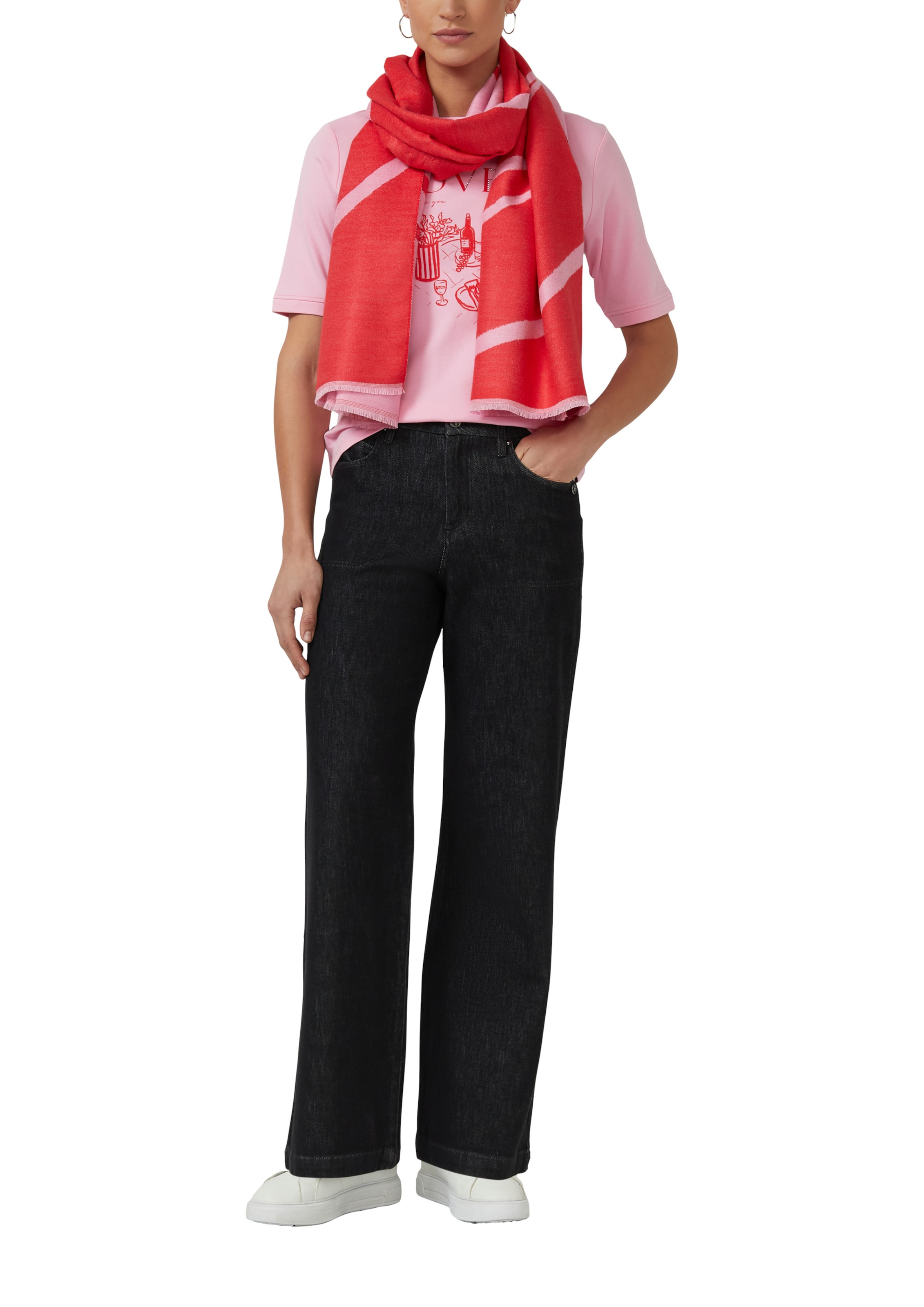 s.Oliver Sjaal in Roze