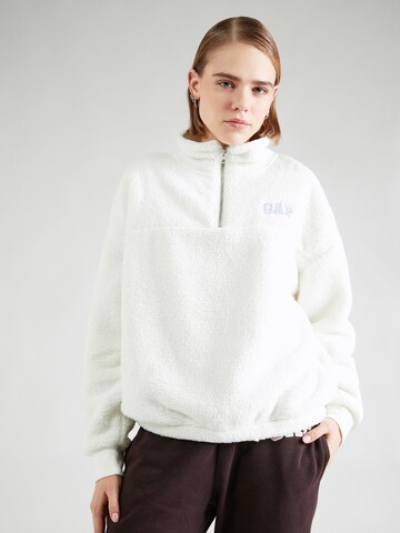 GAP Sweatshirt i vit: framsida