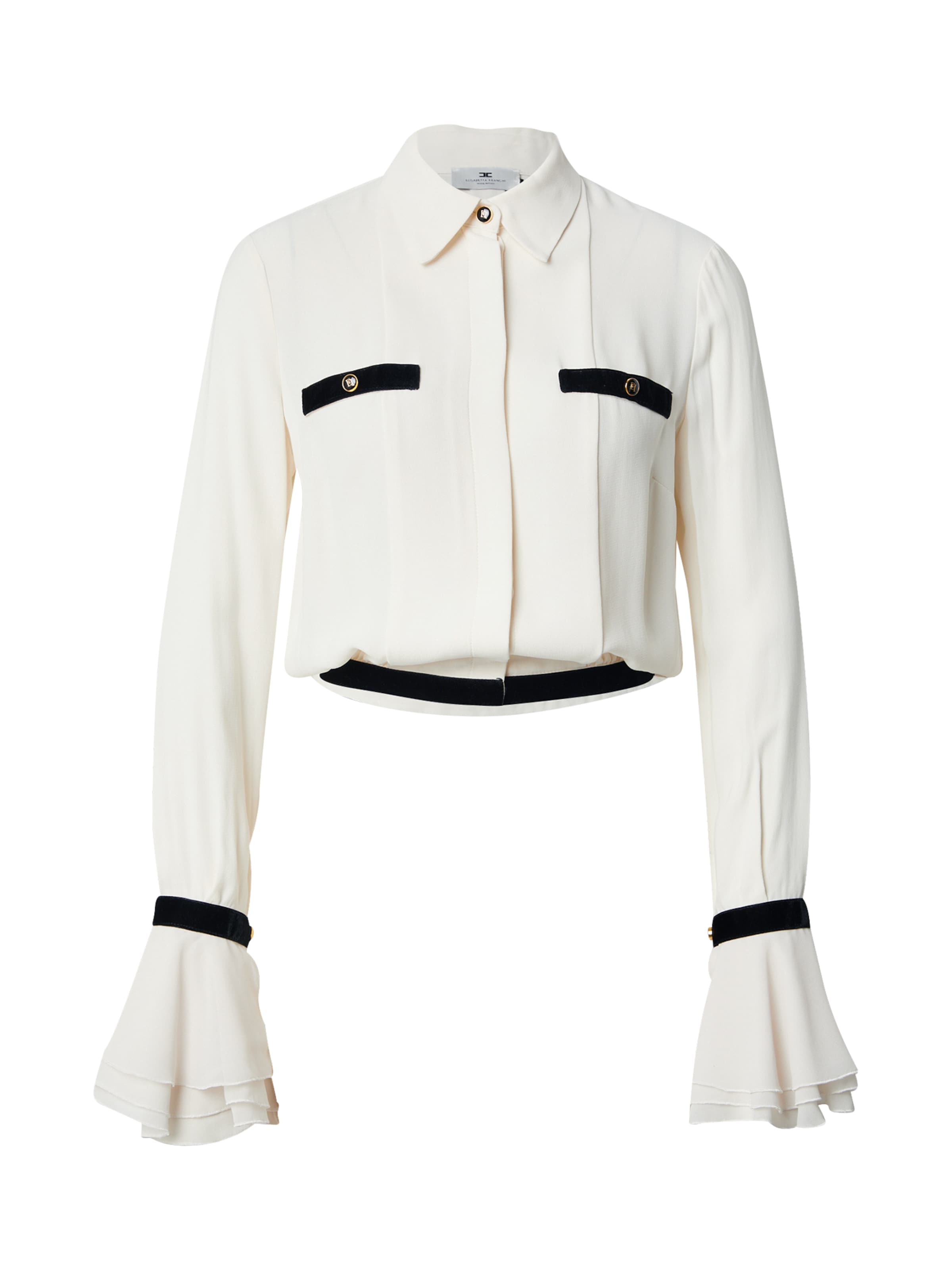 Elisabetta FranchiBluza - bijela boja: prednji dio