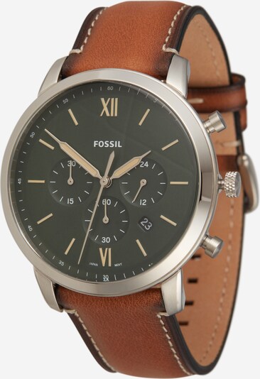 FOSSIL Analog Watch in Brown / Gold / Dark green / Silver, Item view