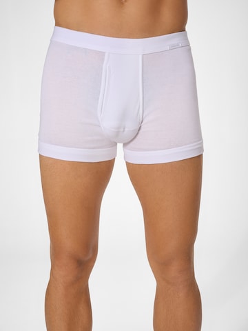 Boxers ' Organic Feinripp ' Ammann en blanc : devant