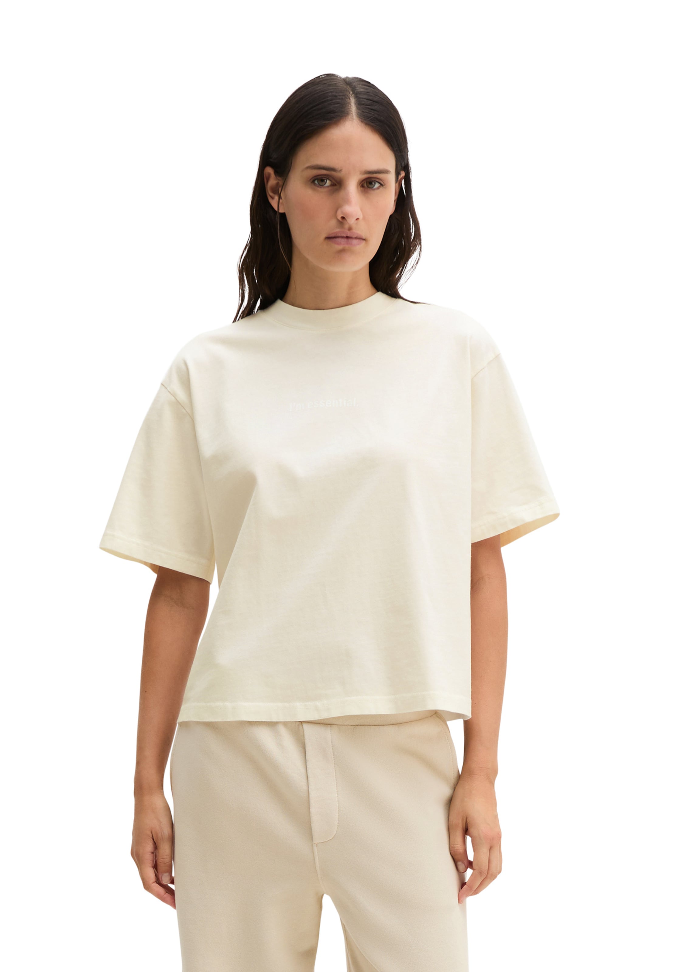 Marc O'Polo Shirt in Beige: voorkant