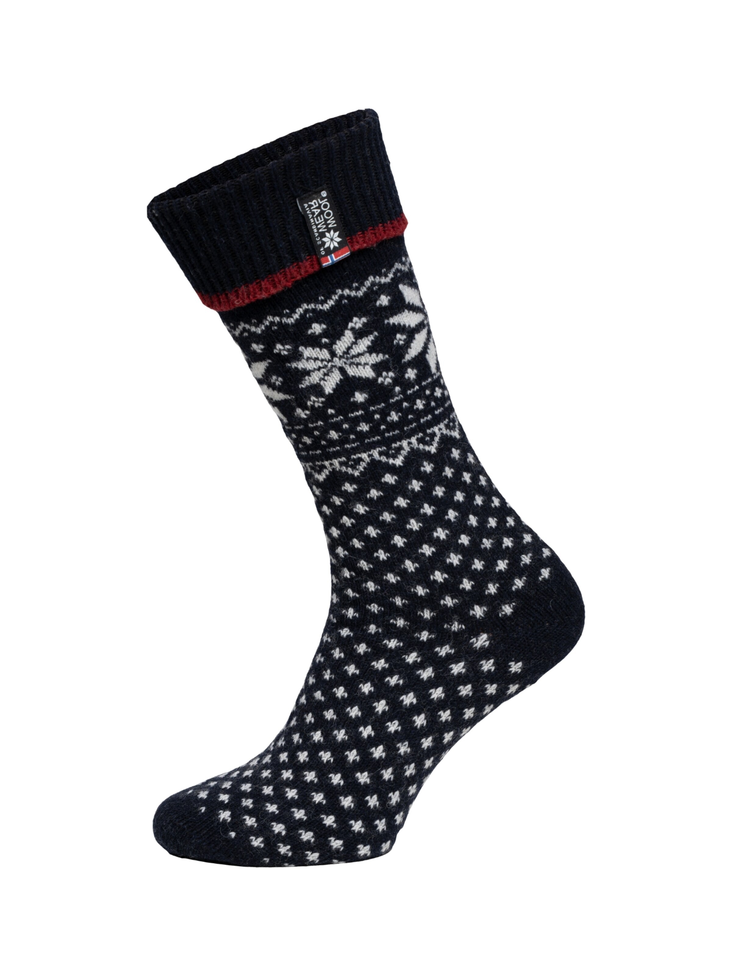 HomeOfSocks Socks 'HOSFlag47' in Blue: front