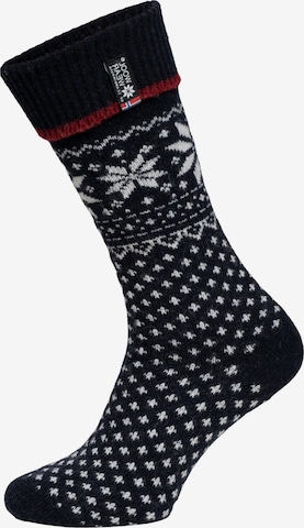 HomeOfSocks Socks 'HOSFlag47' in Blue: front