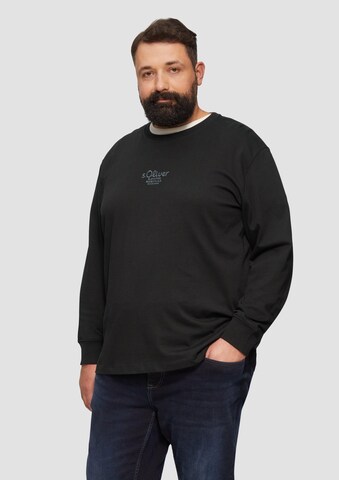 s.Oliver Shirt in Black: front