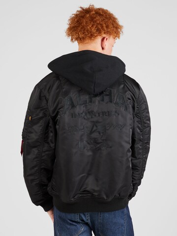 ALPHA INDUSTRIES Between-Season Jacket 'MA-1 ZH' in Black