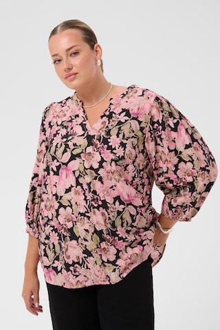 Chemisier 'Sarina' KAFFE CURVE en rose : devant