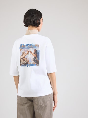 T-shirt oversize COMMA en blanc : devant