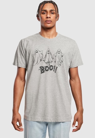 T-Shirt 'Halloween - Boo' ABSOLUTE CULT en gris : devant