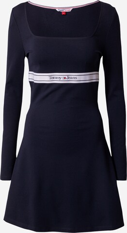 Tommy Jeans - Vestido en azul: frente