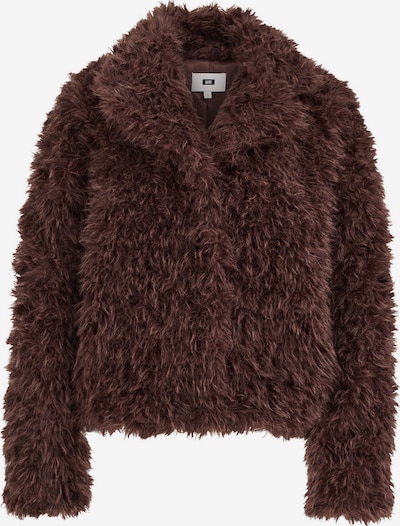 WE Fashion Pitkä talvitakki koossa XS värissä tummanruskea, Tuotenäkymä