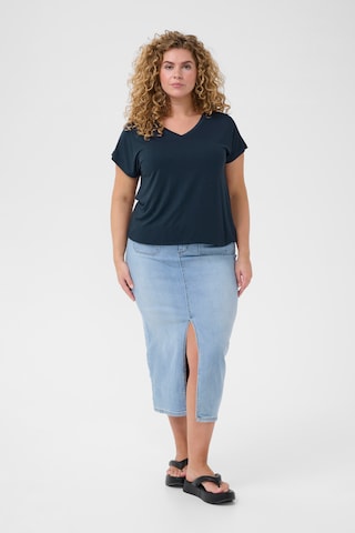 KAFFE CURVE T-shirt 'KCJena' i blå