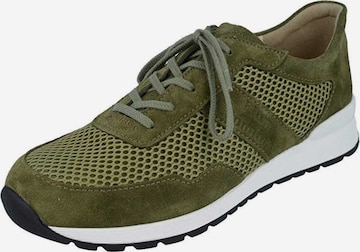 Finn Comfort Lace-Up Shoes in Green: front