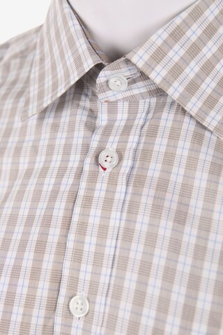 JUPITER Button Up Shirt in L in Grey