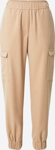 NÜMPH Tapered Cargo trousers 'WILLY' in Beige: front