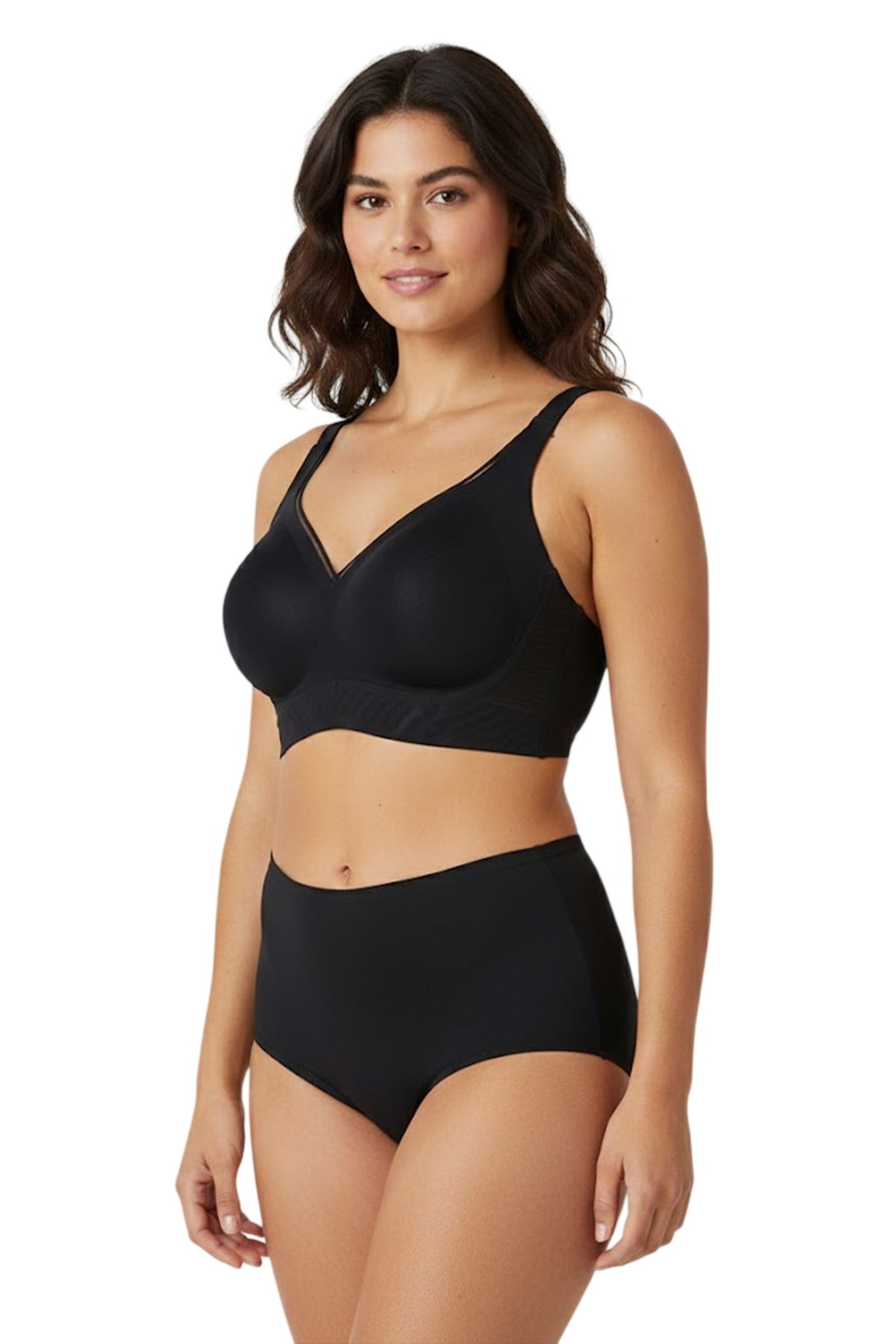C&City Bustier BH in Schwarz: Vorderseite