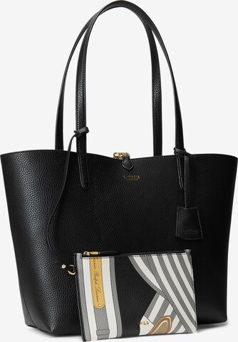 Lauren Ralph LaurenShopper torba - crna boja: prednji dio