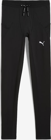 Skinny Pantalon de sport PUMA en noir : devant