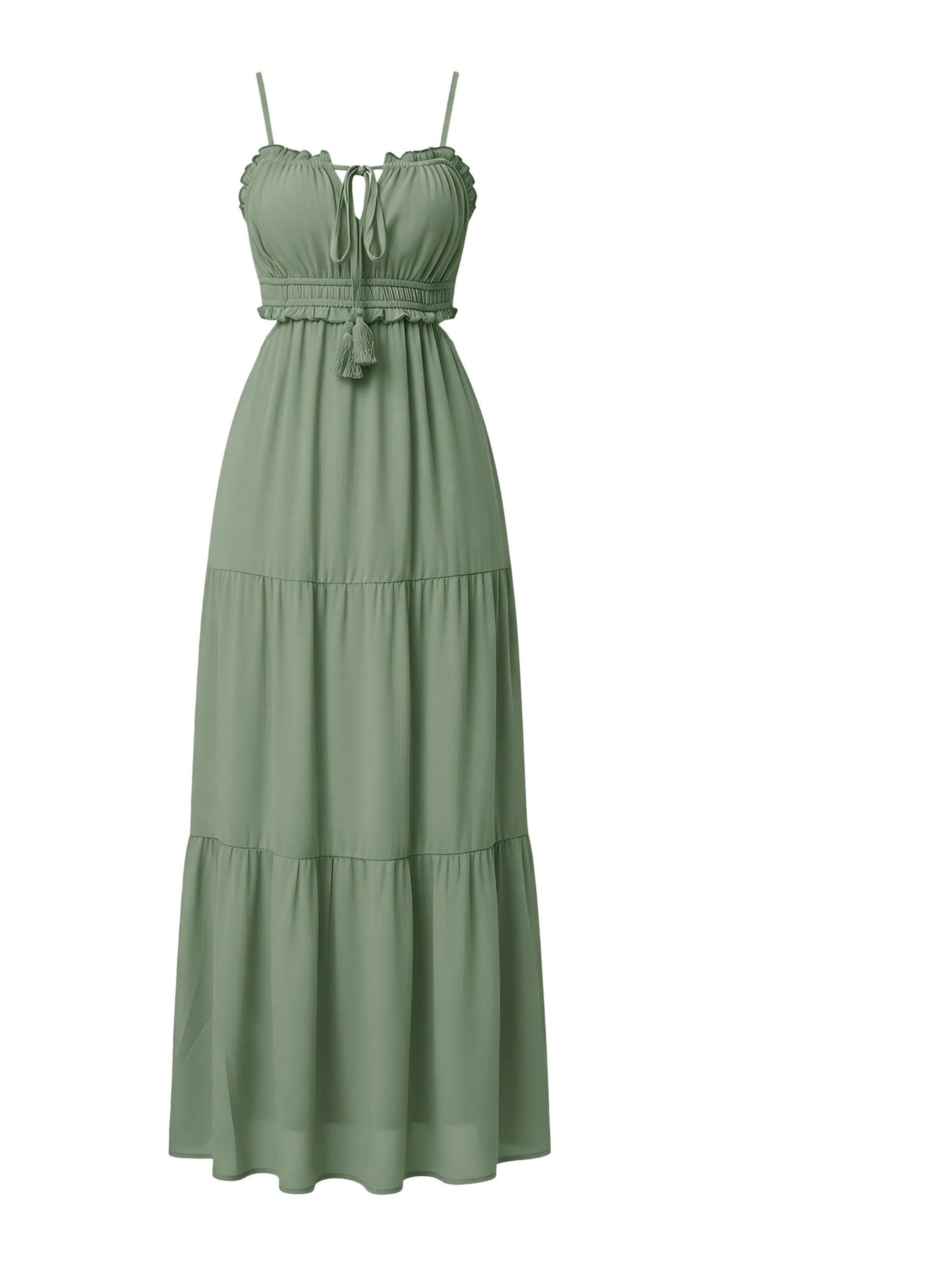 Imily Bela Jurk in Groen: voorkant