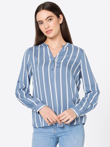 Kaffe Blouse 'Stridy' in Blauw: voorkant