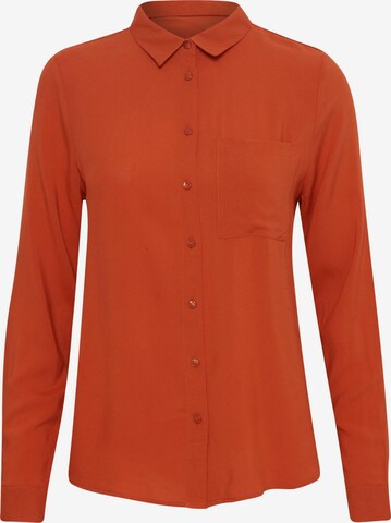ICHI Blouse in Red: front