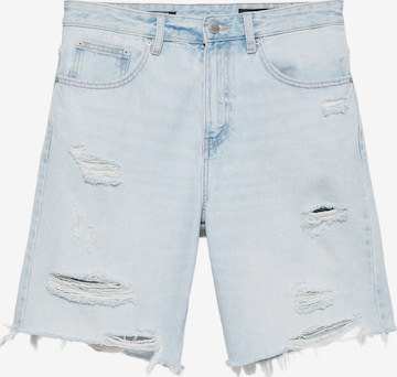 Pull&Bear Loosefit Jeans i blå: forside