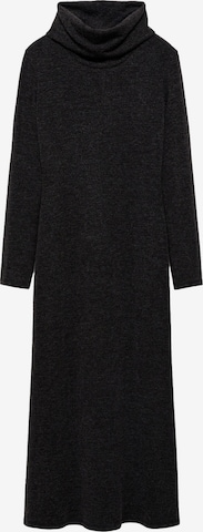 MANGO Pletena obleka 'GINO' | siva barva: sprednja stran