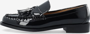 Mocassino 'ISABELLA' di Bianco in nero: frontale