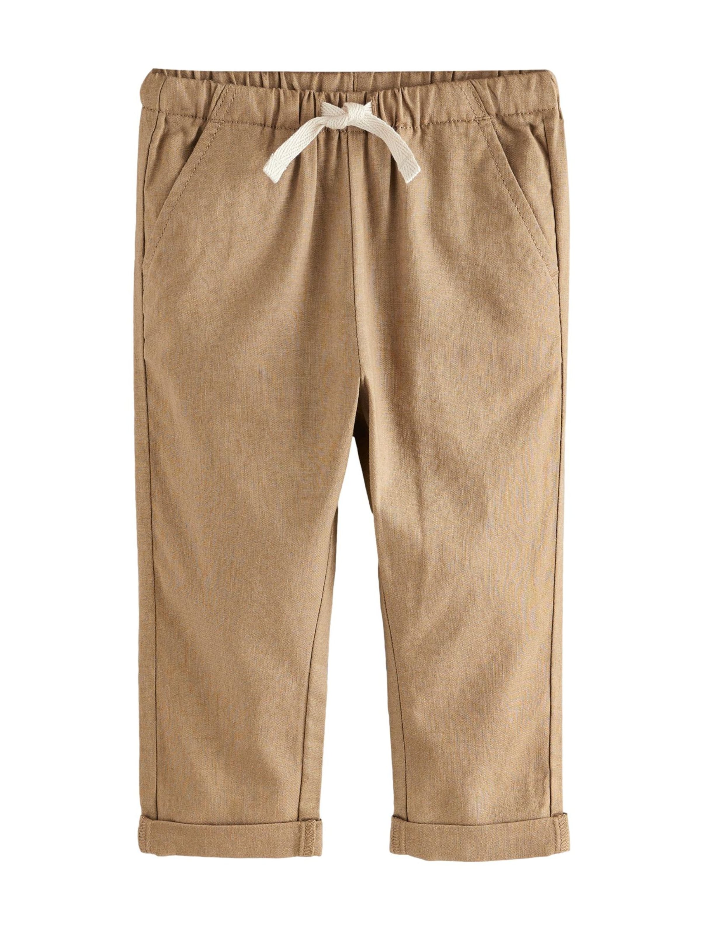 Next tavaline Püksid, värv pruun: eest vaates