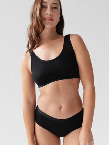 Erlich Textil Bustier BH 'Vera' in Schwarz: Vorderseite