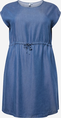 Robe 'PEMA' ONLY Curve en bleu : devant