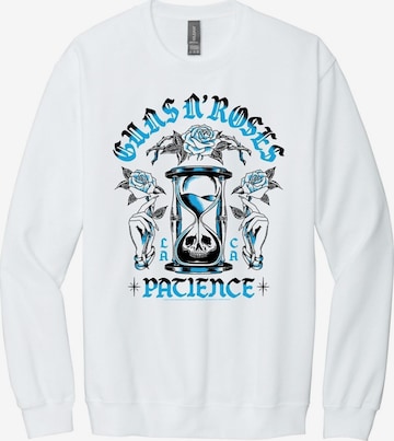 Sweat-shirt 'Roses Hour Glass' GUNS N' ROSES en blanc : devant