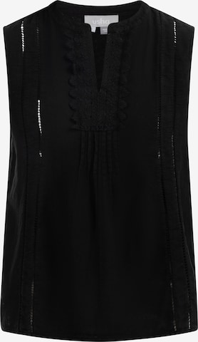 Usha Blouse in Black: front