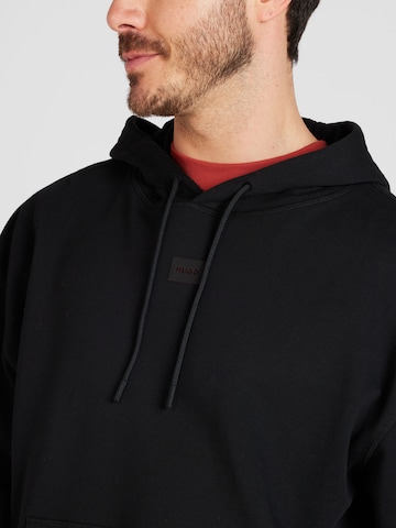 HUGO Sweatshirt 'Dompol' in Black
