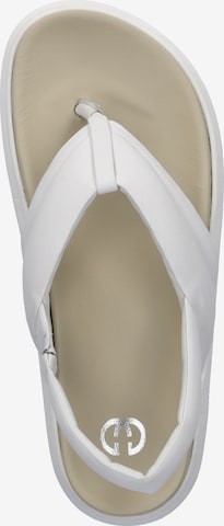 GERRY WEBER T-Bar Sandals 'Aversa 03' in White